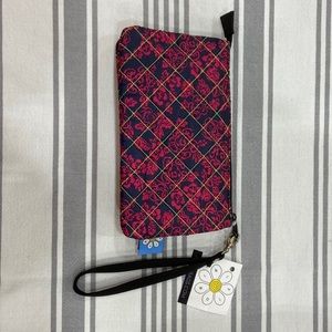 Fiorini Bags-Amy-Navy with Pink Flowers